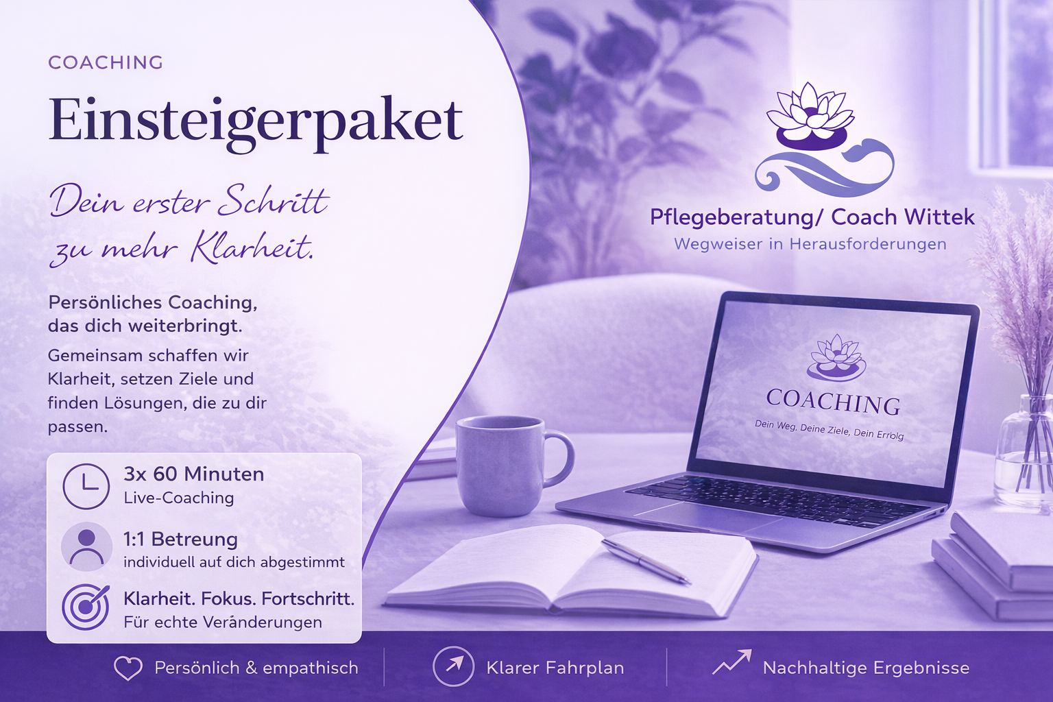 Einsteiger Paket - privates Coaching