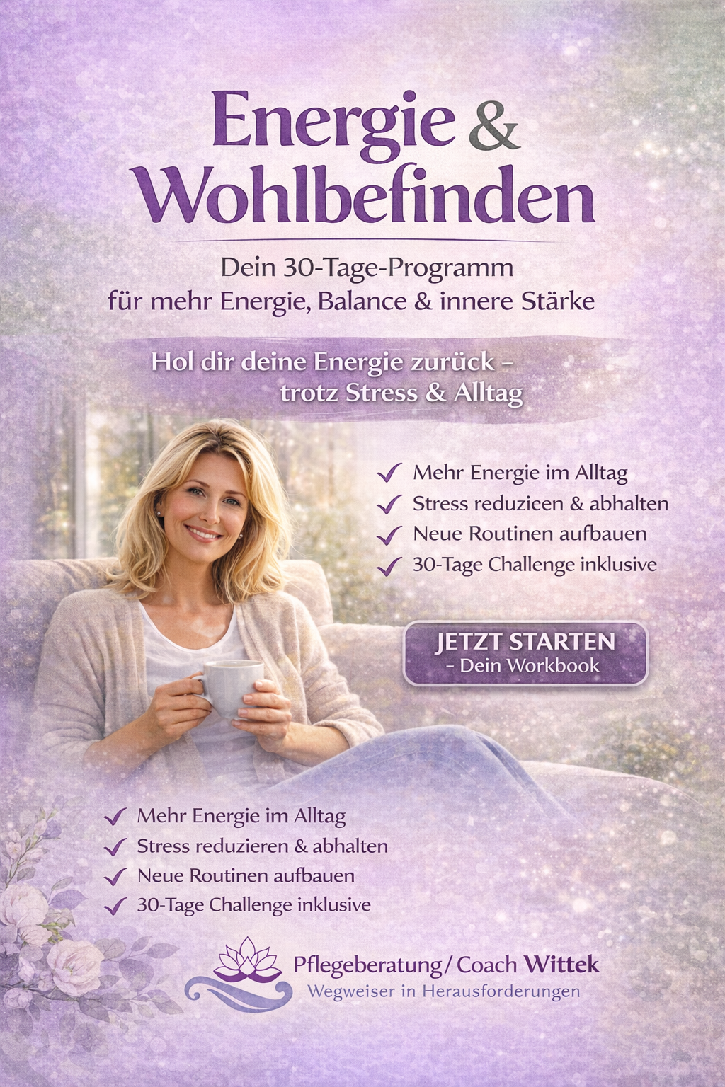 Fühlst du dich oft müde, gestresst und ausgelaugt?